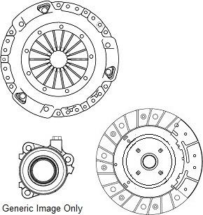 NATIONAL CK10042-54 - Set ambreiaj aaoparts.ro