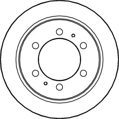 NATIONAL NBD957 - Disc frana aaoparts.ro