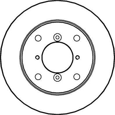 NATIONAL NBD473 - Disc frana aaoparts.ro