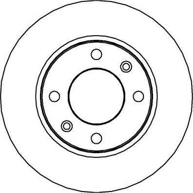 NATIONAL NBD500 - Disc frana aaoparts.ro