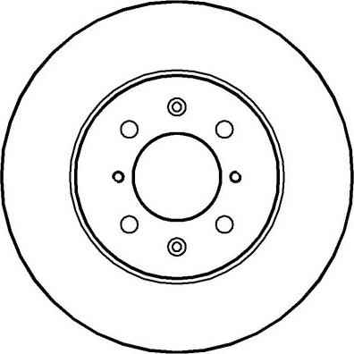 NATIONAL NBD510 - Disc frana aaoparts.ro