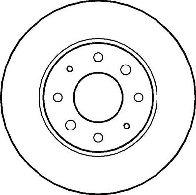 NATIONAL NBD586 - Disc frana aaoparts.ro