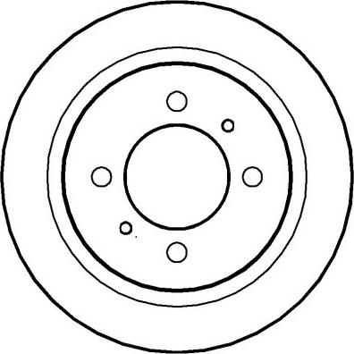 NATIONAL NBD537 - Disc frana aaoparts.ro