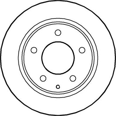 NATIONAL NBD525 - Disc frana aaoparts.ro