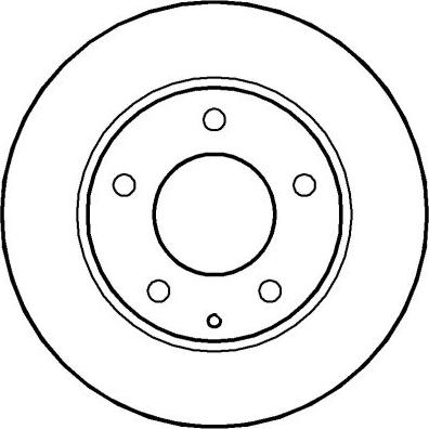 NATIONAL NBD521 - Disc frana aaoparts.ro