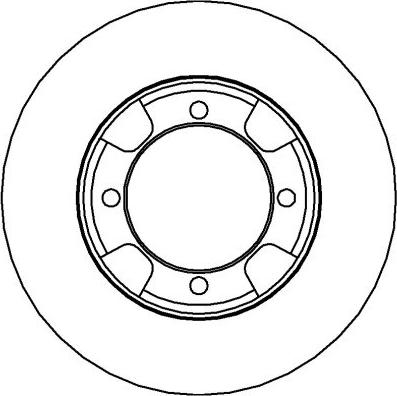 NATIONAL NBD684 - Disc frana aaoparts.ro