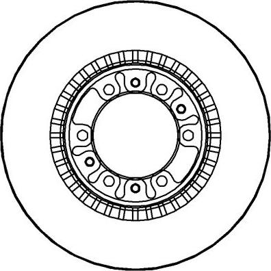 NATIONAL NBD634 - Disc frana aaoparts.ro