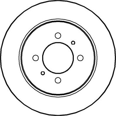 NATIONAL NBD638 - Disc frana aaoparts.ro