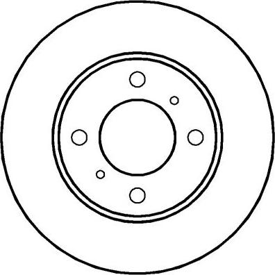 NATIONAL NBD674 - Disc frana aaoparts.ro