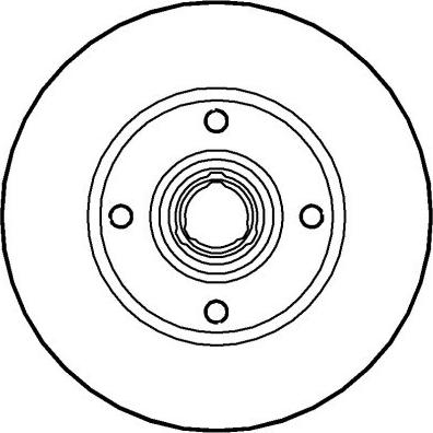 NATIONAL NBD065 - Disc frana aaoparts.ro