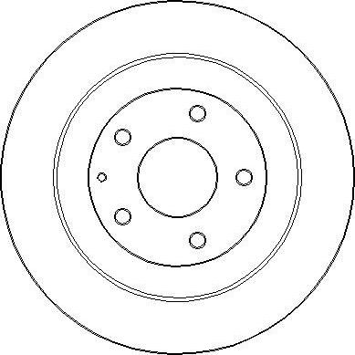 NATIONAL NBD1970 - Disc frana aaoparts.ro