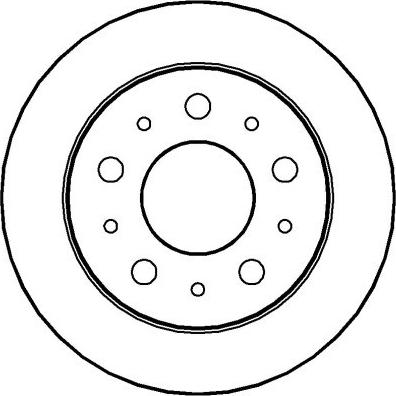 NATIONAL NBD1442 - Disc frana aaoparts.ro