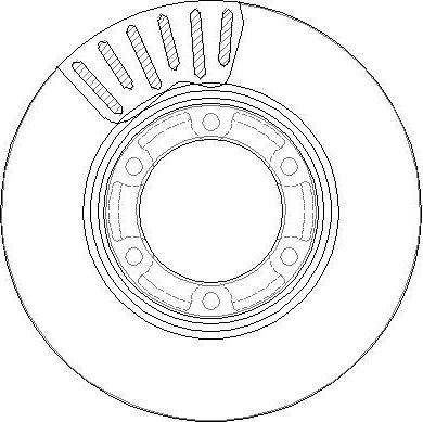 NATIONAL NBD1557 - Disc frana aaoparts.ro