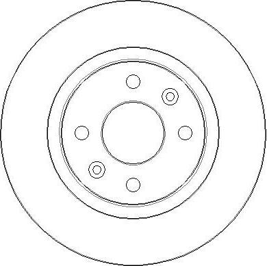 NATIONAL NBD1534 - Disc frana aaoparts.ro