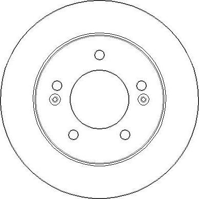 NATIONAL NBD1694 - Disc frana aaoparts.ro