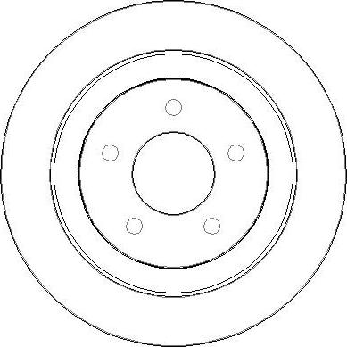 NATIONAL NBD1600 - Disc frana aaoparts.ro