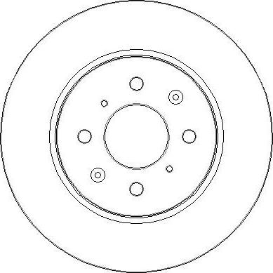 NATIONAL NBD1685 - Disc frana aaoparts.ro