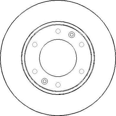 NATIONAL NBD1688 - Disc frana aaoparts.ro