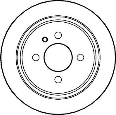 NATIONAL NBD105 - Disc frana aaoparts.ro