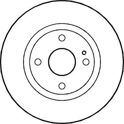 NATIONAL NBD1005 - Disc frana aaoparts.ro