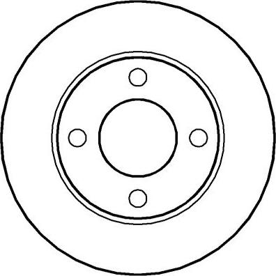 NATIONAL NBD108 - Disc frana aaoparts.ro