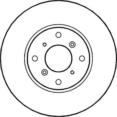 NATIONAL NBD1039 - Disc frana aaoparts.ro