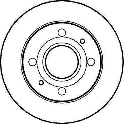NATIONAL NBD1038 - Disc frana aaoparts.ro