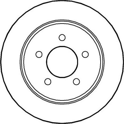 NATIONAL NBD1155 - Disc frana aaoparts.ro