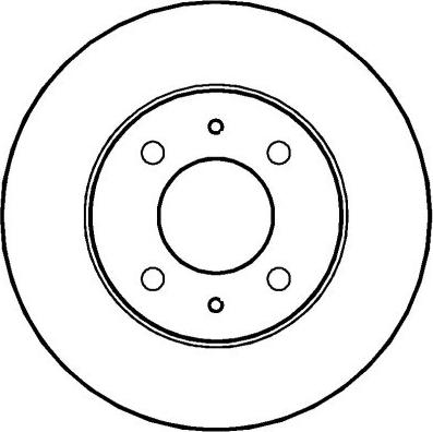 NATIONAL NBD1189 - Disc frana aaoparts.ro