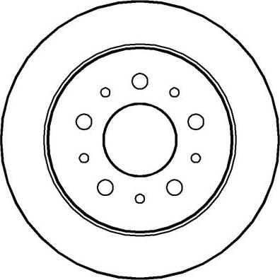 NATIONAL NBD1184 - Disc frana aaoparts.ro