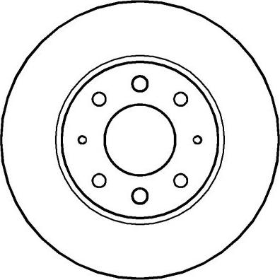 NATIONAL NBD1134 - Disc frana aaoparts.ro