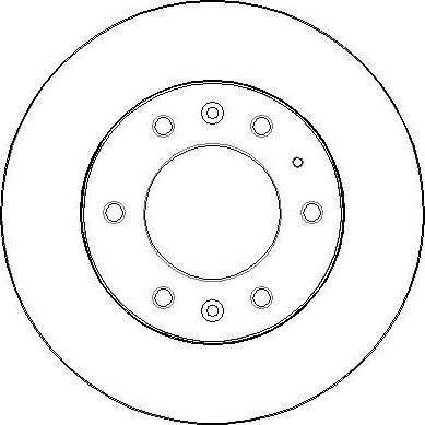 NATIONAL NBD1822 - Disc frana aaoparts.ro