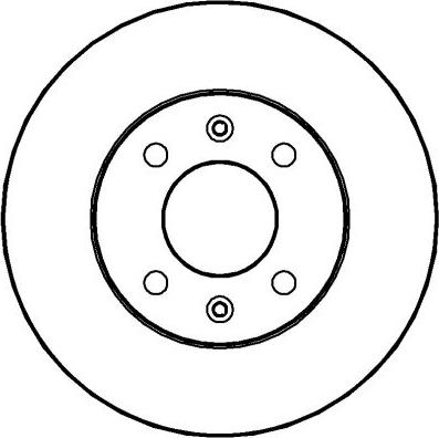 NATIONAL NBD1393 - Disc frana aaoparts.ro