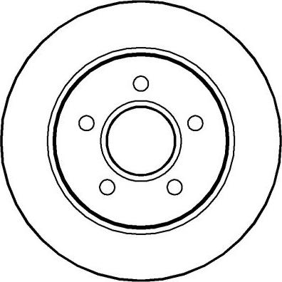 Delphi BG4025C - Disc frana aaoparts.ro