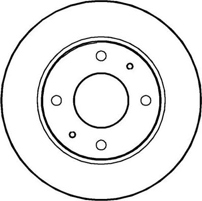 NATIONAL NBD1252 - Disc frana aaoparts.ro