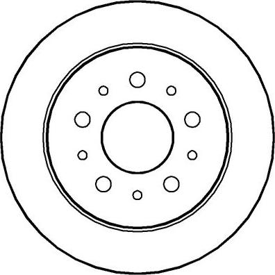 NATIONAL NBD1257 - Disc frana aaoparts.ro