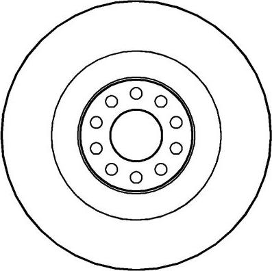 NATIONAL NBD1260 - Disc frana aaoparts.ro