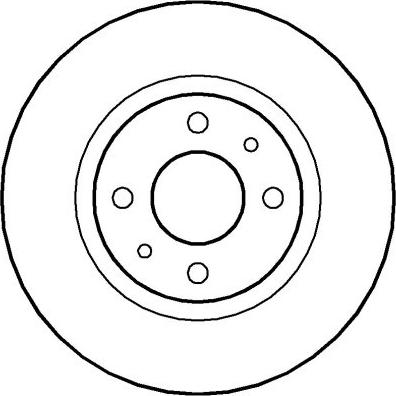 NATIONAL NBD120 - Disc frana aaoparts.ro