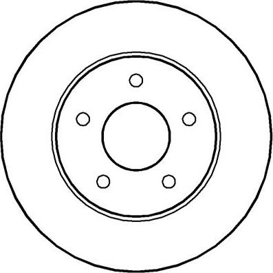 NATIONAL NBD1229 - Disc frana aaoparts.ro