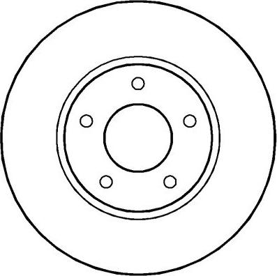 NATIONAL NBD890 - Disc frana aaoparts.ro