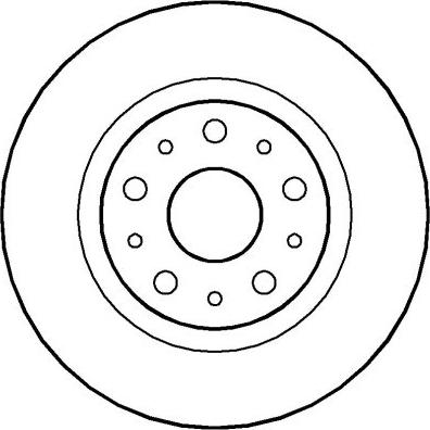 NATIONAL NBD801 - Disc frana aaoparts.ro