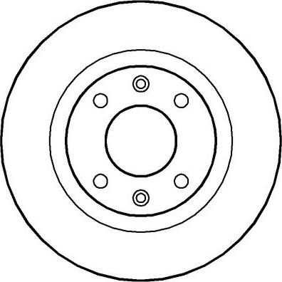 NATIONAL NBD885 - Disc frana aaoparts.ro