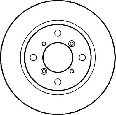 NATIONAL NBD829 - Disc frana aaoparts.ro