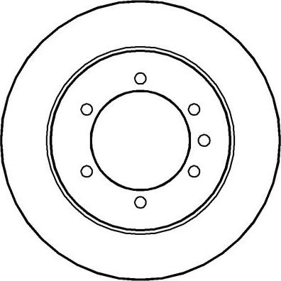 NATIONAL NBD826 - Disc frana aaoparts.ro