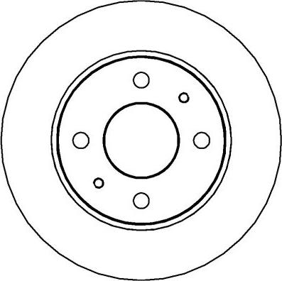 NATIONAL NBD823 - Disc frana aaoparts.ro