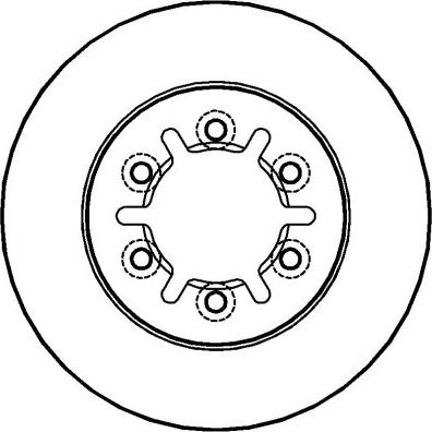 NATIONAL NBD340 - Disc frana aaoparts.ro