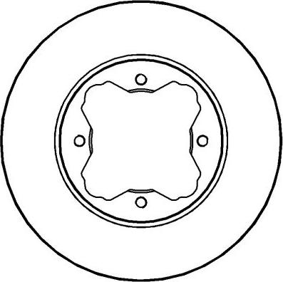 NATIONAL NBD352 - Disc frana aaoparts.ro