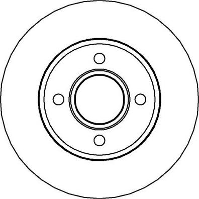 NATIONAL NBD301 - Disc frana aaoparts.ro