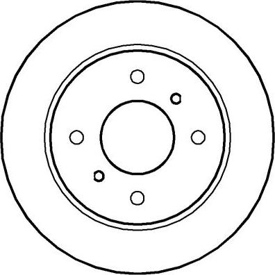 NATIONAL NBD312 - Disc frana aaoparts.ro