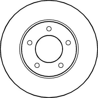 Blue Print ADJ134350 - Disc frana aaoparts.ro